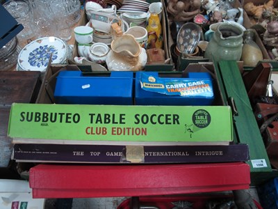 Lot 1095 - Subbuteo table soccer box set with two...