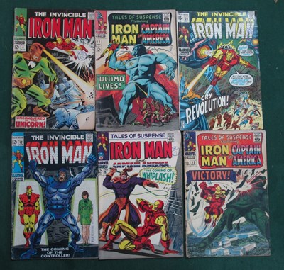 Lot 450 - Six Marvel Comics all featuring Iron Man...