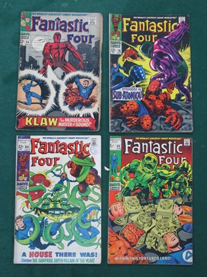 Lot 468 - Four Marvel Fantastic Four Comics. #56, #76,...