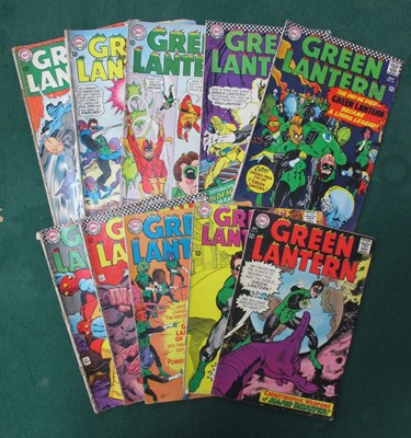Lot 410 - Ten DC Comics - Green Lantern #28, #35, #37...
