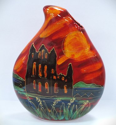 Lot 1241 - Anita Harris 'Whitby Abbey by Sunset' Large...