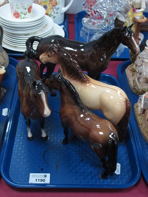 Lot 1190 - Beswick Highland Pony 'Mackionneach' in dun...