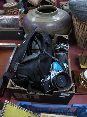 Lot 1414 - Olympus Camera, Weston Master IV light meter,...