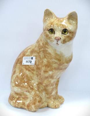 Lot 1170 - A Winstanley Seated Cat 'Jenny', No 4 and...
