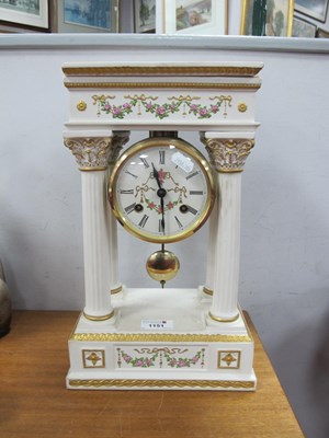 Lot 1438 - Franklin Mint 'Empress Josephine Clock' with...