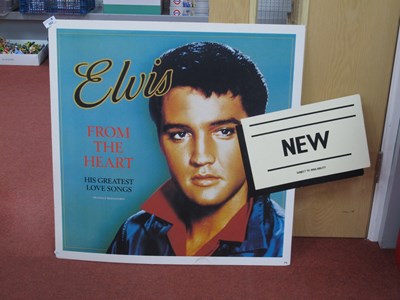 Lot 303 - Elvis From The Heart Advertising Card, for the...