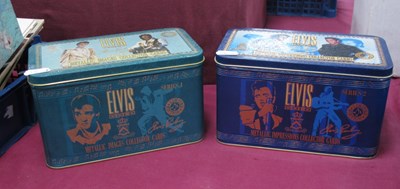 Lot 481 - Elvis Gold Metallic Collector Cards, series...