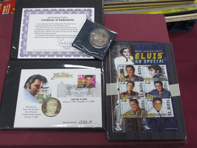Lot 483 - Elvis Presley First Day Cover, limited issue...