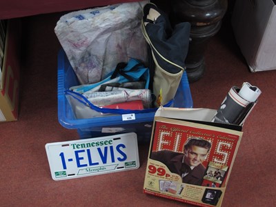 Lot 426 - Elvis Presley Memorabilia, to include, three...