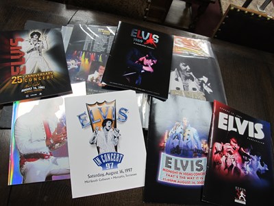 Lot 1065 - Elvis Presley Concert Programs, from 1993-2014,...