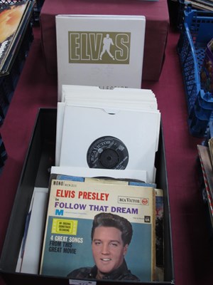 Lot 477 - Elvis Presley 7" Singles, 33 Singles and, The...
