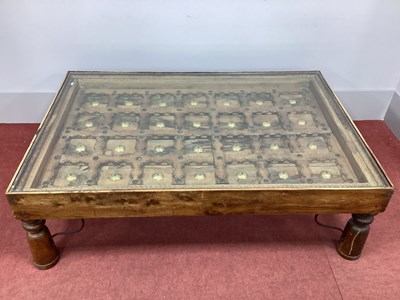 Lot 1595 - An Indian Coffee Table, circa early XVIII...