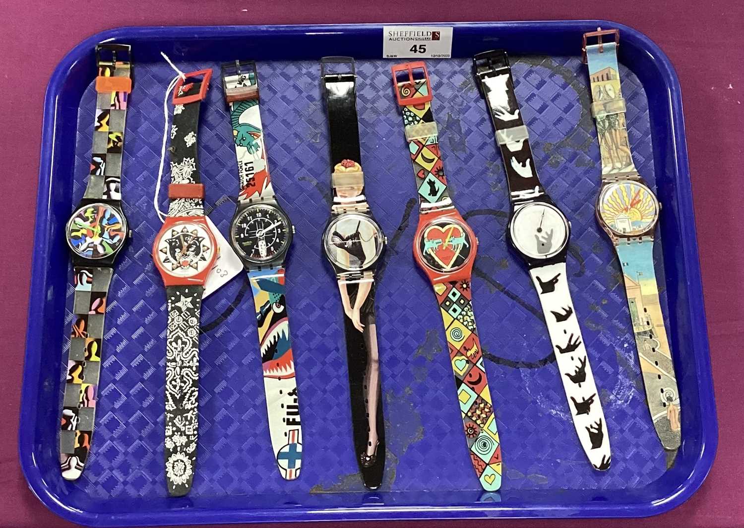 Lot 45 - Swatch - A Collection of Assorted Wristwatches,...