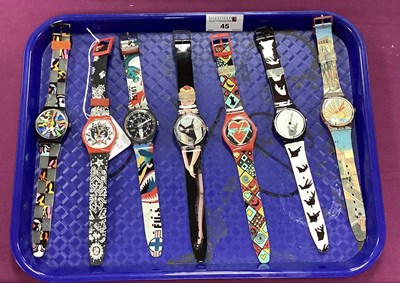 Lot 45 - Swatch - A Collection of Assorted Wristwatches,...