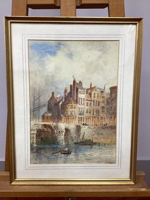 Lot 1258 - E. NEVILL (Fl.1890) 
Whitby, watercolour,...