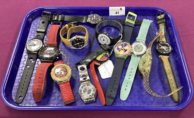 Lot 41 - Swatch - A Collection of Assorted Wristwatches,...