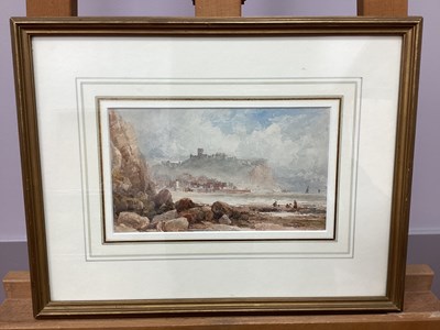 Lot 1184 - WILLIAM BENNETT (1811-1871) 
Scarborough from...