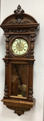 Lot 1461 - A Late XIX Century Mahogany Cased Vienna Wall...