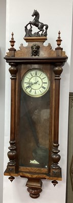 Lot 1462 - A Late XIX Century Walnut Cased Vienna Wall...