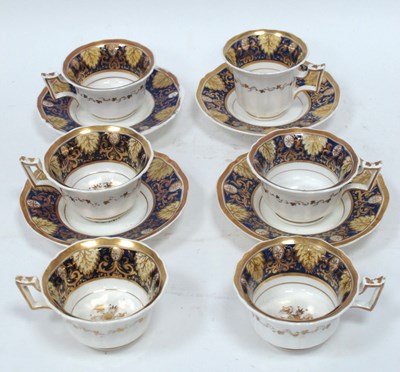 Lot 1044 - A Part Rockingham Porcelain Tea Service,...