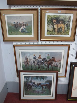 Lot 1484 - M. Coward, signed prints, Equestrian themes x...