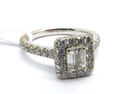 Lot 172 - Neil Lane; A Modern Diamond Cluster Ring,...