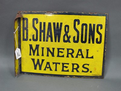 Lot 1245 - A Vintage Enamel Hanging Advertising Sign...