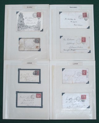 Lot 584 - Stamps; A Selection of 8 'Penny Reds' on...