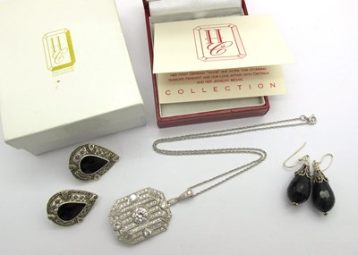 Lot 158 - Modern 'Hollywood Collection' CZ Set Art Deco...