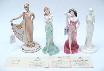 Lot 1263 - Capodimonte 'Divine' Figurine, in the Art Deco...