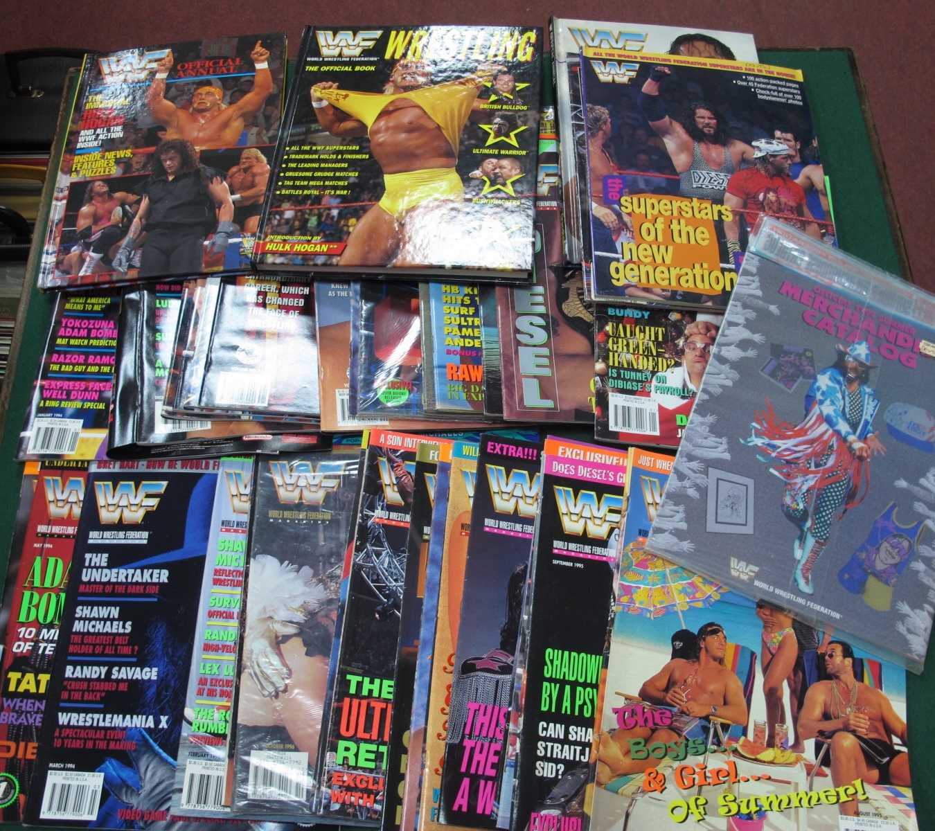 Lot 1032 - Wrestling Magazines; WWE Collectors Series,...