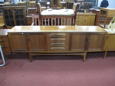 Lot 1560 - G Plan teak sideboard circa 1970s with four...