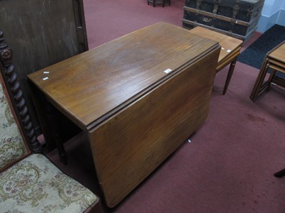 Lot 1545 - XIX Century mahogany Pembroke table on turned...