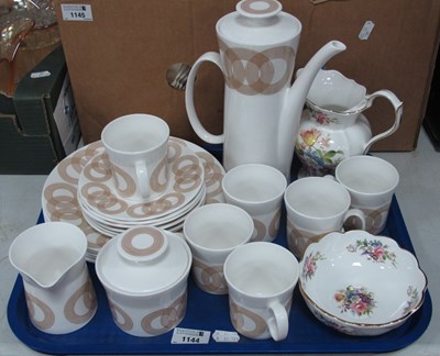 Lot 1144 - Hostess tableware 'Olympus' coffee service of...