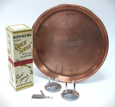 Lot 1360 - Breweriana - A Mid XX Century Beaten Copper...