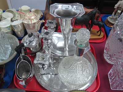 Lot 1337 - Silver Plate; A Large Country House Style...