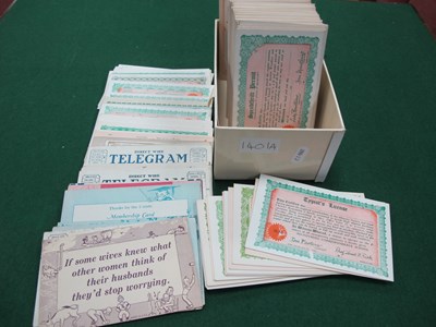 Lot 1401A - Over Four Hundred Circa 1930's/40's American...