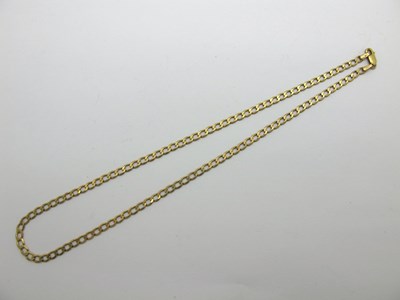 Lot 190 - A 9ct Gold Curb Link Chain, (8.5grams).