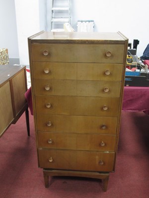 Lot 1577 - Wrighton Furniture; A 1970's Walnut chest of...