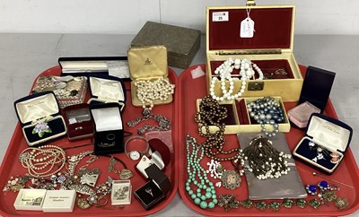 Lot 25 - A Mixed Lot of Assorted Costume Jewellery,...