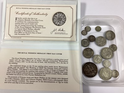 Lot 370 - Collection Of GB Silver Coins, including a...