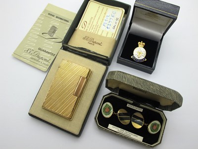 Lot 123 - Dupont; A Modern Lighter, initialled 'AK', in...