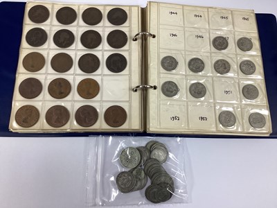Lot 319 - Large Collection Of GB Coins, pre-1947 silver...