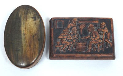 Lot 1322 - An Early- Mid XIX Century Walnut Snuff Box, of...