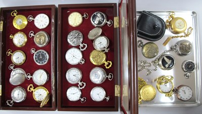 Lot 85 - A Collection of Assorted Modern Pocket Watches,...