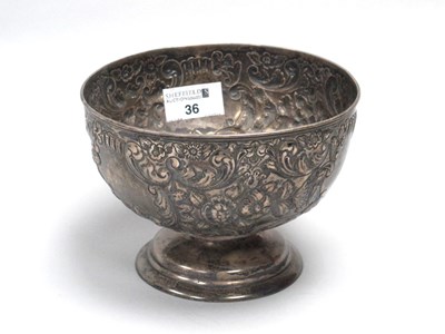 Lot 36 - A Chester Hallmarked Silver Footed Bowl,...