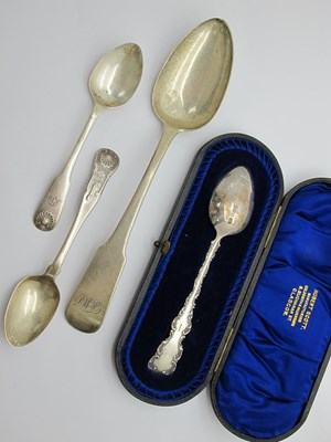 Lot 111 - A Hallmarked Silver Christening Spoon,...