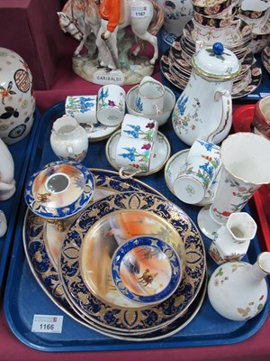 Lot 1166 - Tuscan Floral Coffee Set, of fifteen pieces,...