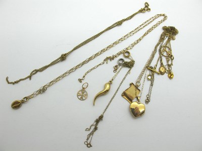 Lot 173 - A Modern 9ct Gold Heart Shape Locket Pendant...