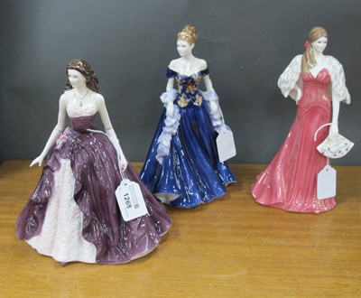 Lot 1268 - Royal Worcester Figurines, 'Charlotte',...